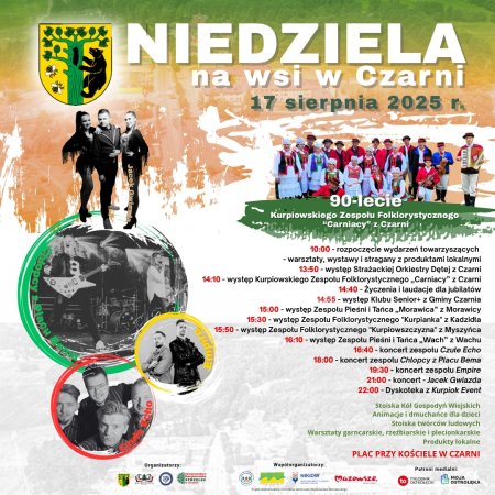 Niedziela na wsi w Czarni. Będzie gwar, muzyka i wielki jubileusz