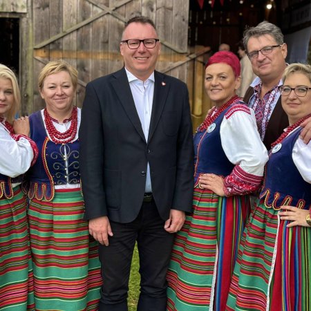 Poseł Mariusz Popielarz gościem Dni Kukurydzy. "To wyjątkowa impreza" [ZDJĘCIA]