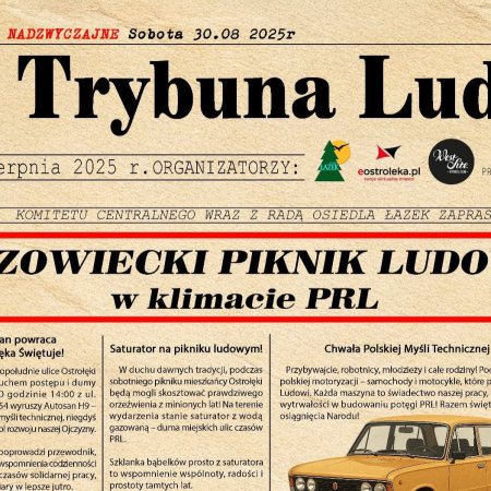 Wielki piknik na osiedlu Łazek! Przenieś się w czasie do epoki PRL-u!