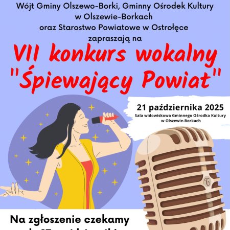 Wielkie talenty na scenie! VII Konkurs Wokalny „Śpiewający Powiat” Już Wkrótce!