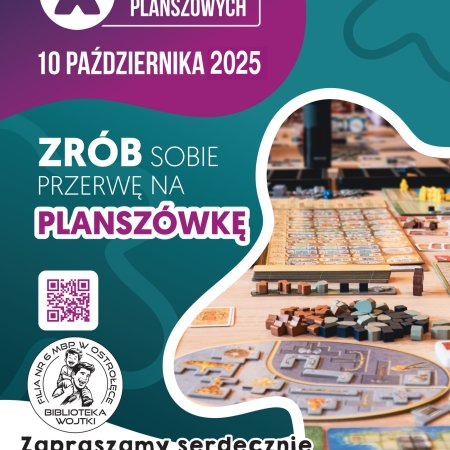 Odłącz się od ekranu, zagraj w planszówkę! Wielkie święto gier w Bibliotece Wojtki