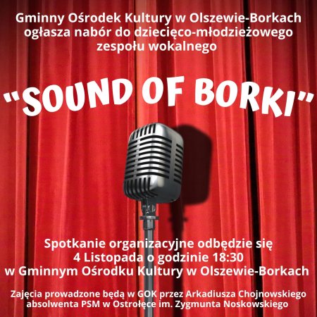 Talenty z gminy na scenę! W Olszewie-Borkach powstaje nowy zespół wokalny!