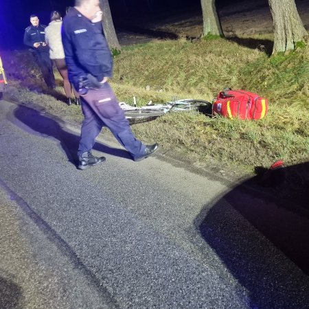 Wypadek w Wachu! Potrącenie rowerzysty na DK-53 [ZDJĘCIA]
