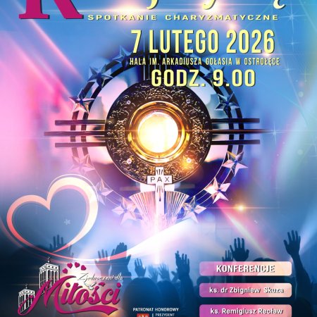 Spotkania charyzmatyczne pn. "RADUJMY SIĘ" w Ostrołęce [ZAPISY]
