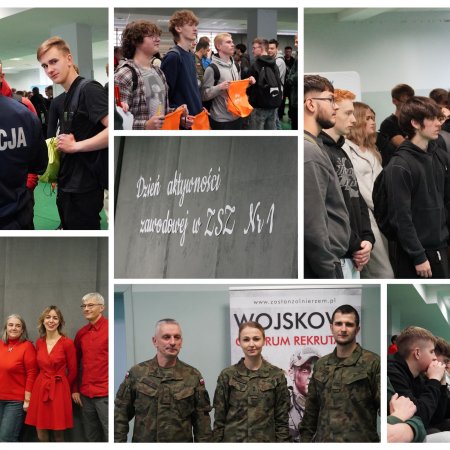 Dzień aktywności zawodowej w ZSZ nr 1 w Ostrołęce. Uczniowie na start! [ZDJĘCIA, WIDEO]