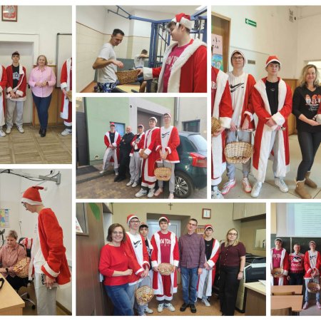 Czerwono i świątecznie. Mikołajki pełne słodyczy w ZSZ nr 1 w Ostrołęce! [ZDJĘCIA]