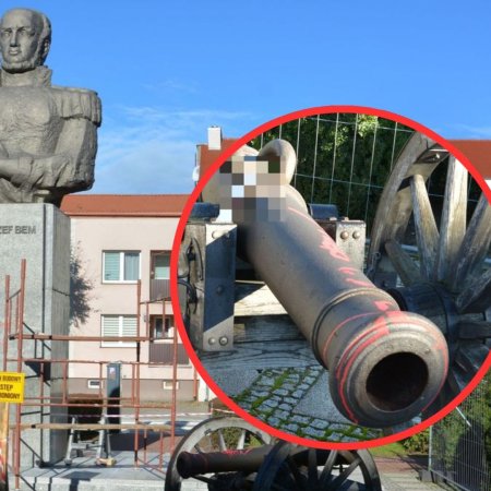 Wandal wpadł w ręce policji. Odpowie za zniszczenie pomnika Bema i innych budynków [ZDJĘCIA]