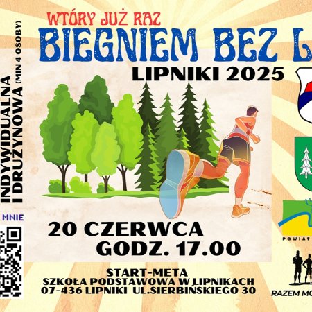 „Biegniem bez las!” – sportowe święto w Lipnikach, którego nie można przegapić!