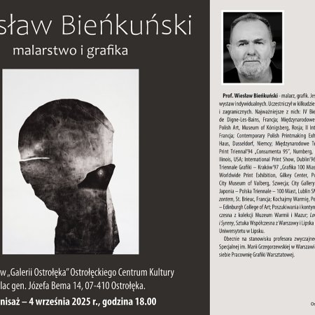 Wiesław Bieńkuński w Galerii Ostrołęka – malarstwo i grafika