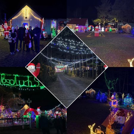 Kurpiowska wieś jak Las Vegas! Zachwytom nie ma końca. "Warto tam być!" [ZDJĘCIA]