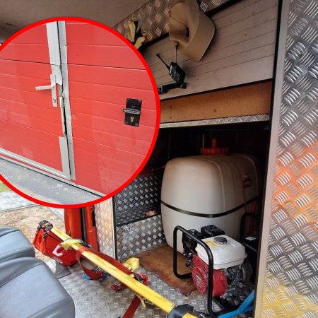 Kto okradł strażaków? Policja na tropie zuchwałych złodziei. Liczy się każdy sygnał