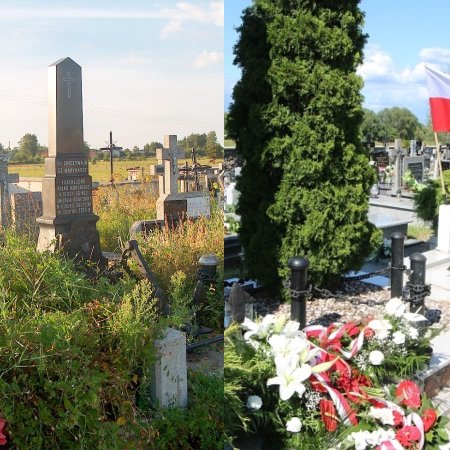 Mogiła bohaterów w Rzekuniu. Przez lata przeszła ogromną metamorfozę [ZDJĘCIA]
