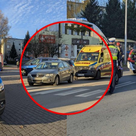 Potrącenie pieszych przy Sikorskiego! Dwie osoby poszkodowane [ZDJĘCIA]