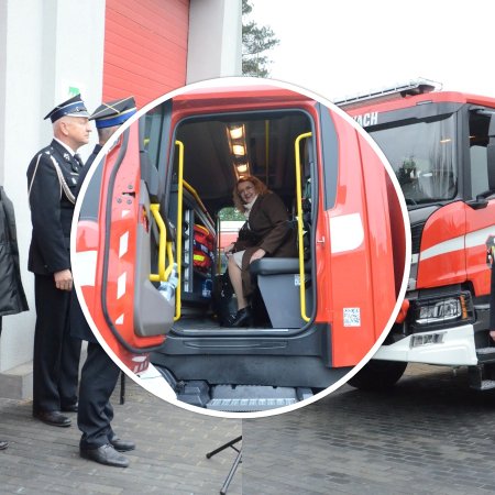 Nowy wóz strażacki dla OSP w Wachu. Jednostka otrzymała Scanię [ZDJĘCIA]