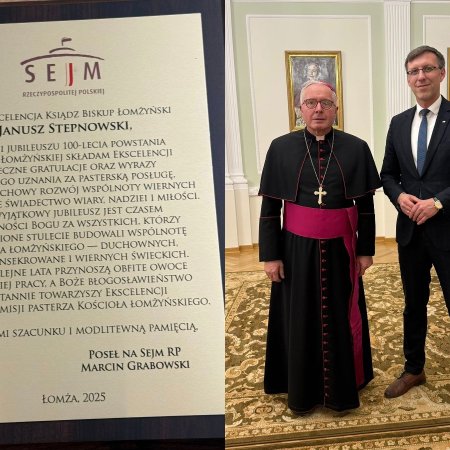 Poseł Grabowski z wizytą u biskupa. "Wyjątkowy jubileusz"