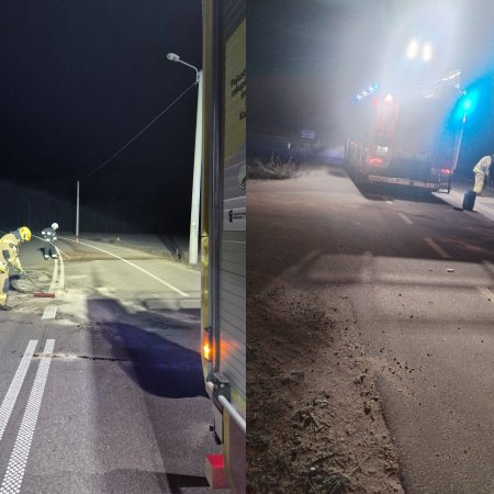 Interwencja strażaków w Boże Narodzenie. Do akcji ruszyli nocą