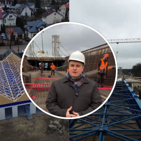 Inwestycje w Ostrołęce. "Koniec roku, a na placach budowy robota wre" [WIDEO]