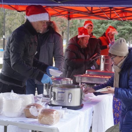 Sąsiedzka wigilia na osiedlu Parkowym [ZDJĘCIA, WIDEO]