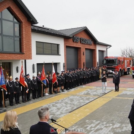 Nowa strażnica OSP Czerwin otwarta! Zobaczcie, jak wygląda [WIDEO, ZDJĘCIA]