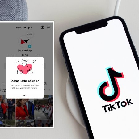 Milion polubień dla eOstrołęki na TikToku!