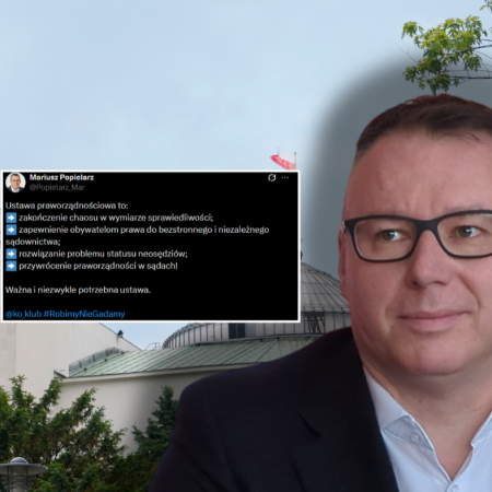 "Kończymy z chaosem". Poseł Popielarz chwali ustawę praworządnościową ministra Żurka