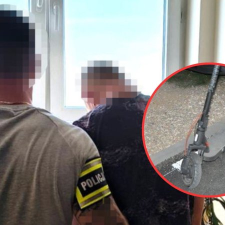 Fałszywy policjant na hulajnodze wyłudził pieniądze!