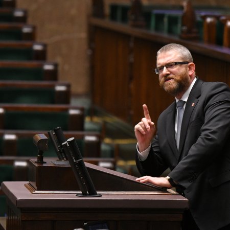 Grzegorz Braun w Ostrołęce. Spotkanie z kandydatem na prezydenta RP