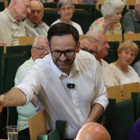 Daniel Obajtek w Ostrołęce. "Nie chciałbym żeby ta fala zgasła" [WIDEO, ZDJĘCIA]