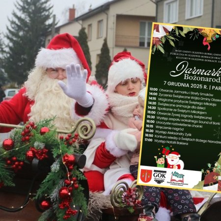 Magia Świąt w Olszewie-Borkach! Wielki Jarmark Bożonarodzeniowy 2025 – sprawdź program