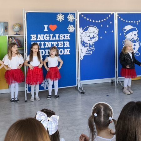 Przedszkolaki śpiewały po angielsku – VIII edycja konkursu „I love English. Winter edition” [ZDJĘCIA]