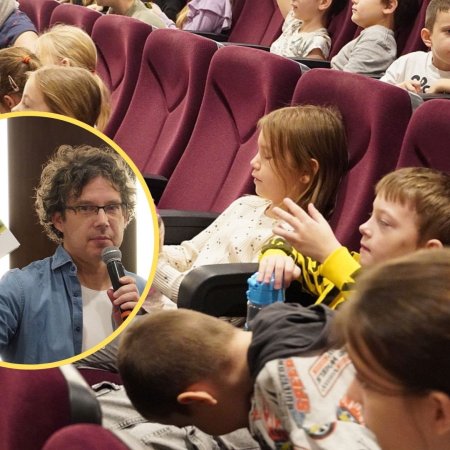 „Literatura to nie bzdura” w Kultowni. Uczniowie z SP 4 i Boguś Janiszewski w finale projektu [WIDEO, ZDJĘCIA]