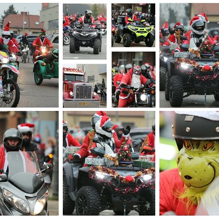 Motomikołaje znów opanowali Ostrołękę! Ryk silników, amerykański gigant i świąteczna tradycja [WIDEO, ZDJĘCIA]