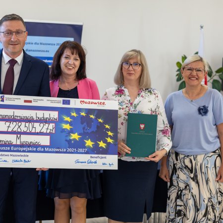 Ponad 1,7 mln zł dla gminy Myszyniec! Burmistrz podpisał umowę