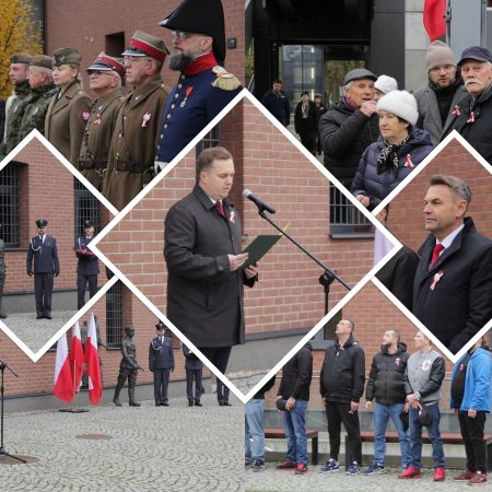Święto Niepodległości w Ostrołęce. Obchody 107. rocznicy rozpoczęto wspólnym hymnem [ZDJĘCIA, WIDEO]