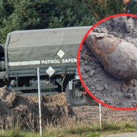Niebezpieczna pamiątka z wojny. Odkryto potężny niewybuch w gminie Lelis