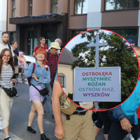 Pielgrzymka na Jasną Górę 2025. Humory dopisują. "Idzie nam się wspaniale" [WIDEO]