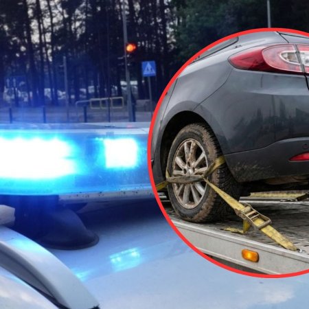 Pijany kierowca bez uprawnień stracił samochód. Miał 1,5 promila