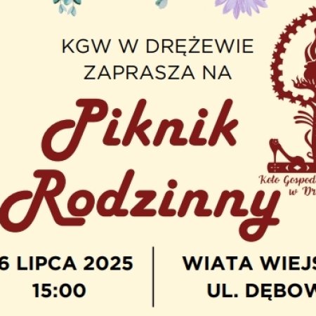 Piknik rodzinny z KGW w Drężewie. Moc atrakcji i zabawa taneczna