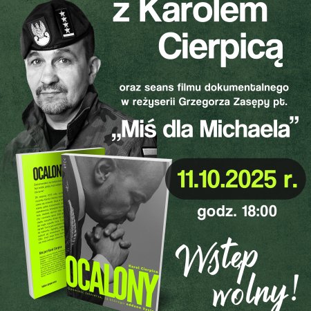 Ocalony przez hohatera. Projekcja filmu „Miś dla Michaela” i spotkanie z kpt. Cierpicą w Muzeum Żołnierzy Wyklętych
