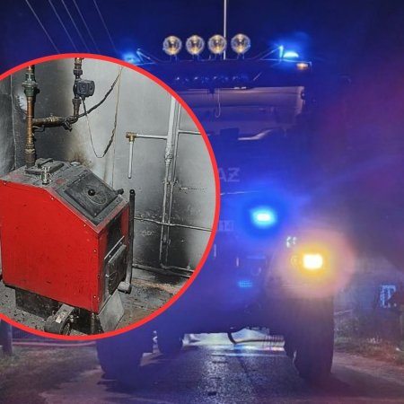 Pożar w Myszyńcu przy ul. Kolejowej. Interwencja strażaków w niedzielny wieczór