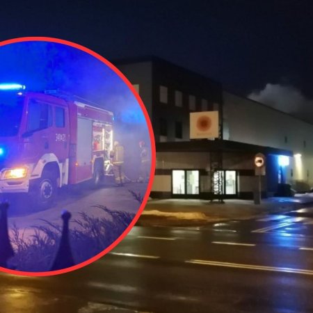 Alarm pożarowy w Stora Enso – nocna akcja strażaków w Ostrołęce