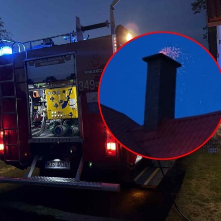 Pożar w miejscowości Ziomek. Szybka interwencja strażaków zapobiegła tragedii [ZDJĘCIA]