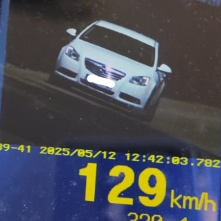 Kolejny pirat drogowy zatrzymany. 24-latek pędził 129 km/h
