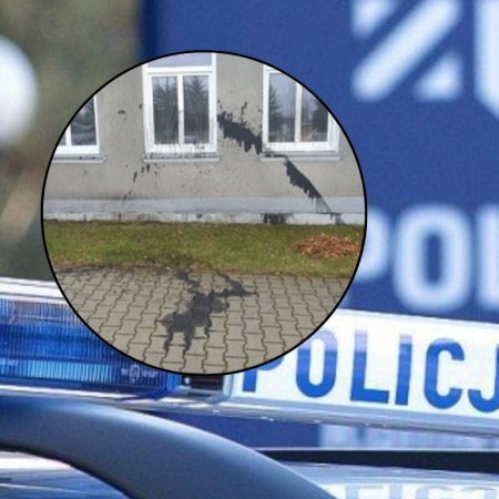 Szybka akcja policji: Zatrzymano 50-latka, który oblał budynek!