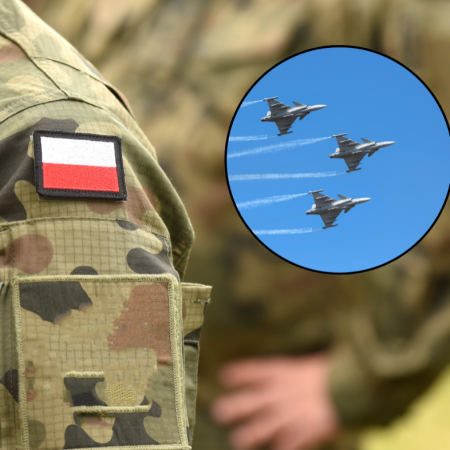 Wojskowe samoloty nad Ostrołęką. Wyjaśniamy przyczynę głośnych lotów