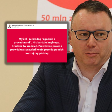 Ostry wpis posła z Ostrołęki: Kradzież to kradzież, bez względu na procedury