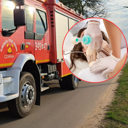 Tragedia w gminie Czarnia. Strażacy ochotnicy walczyli o życie 32-latki!