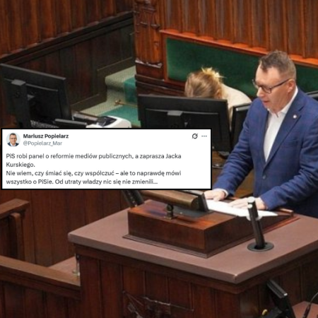 Konwencja PiS w Katowicach. Poseł Popielarz komentuje. "Czy śmiać się, czy współczuć?"