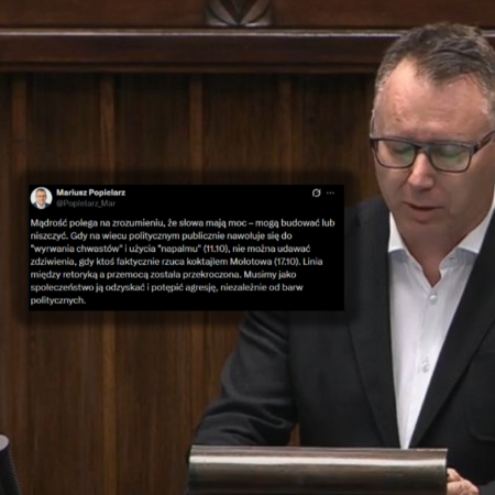 Próba podpalenia siedziby PO. Zatrzymano 44-latka. Poseł Popielarz: Słowa o "napalmie" miały konsekwencje