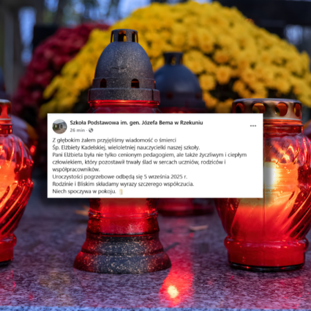 Szkoła w Rzekuniu w żałobie. Odeszła wieloletnia nauczycielka. Pozostanie na zawsze w pamięci